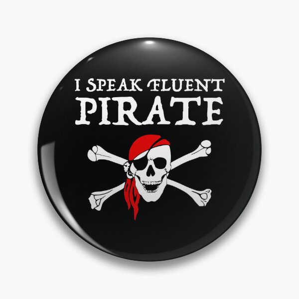Item preview, I Speak Fluent Pirate designed and sold by Cat Lady Designs.