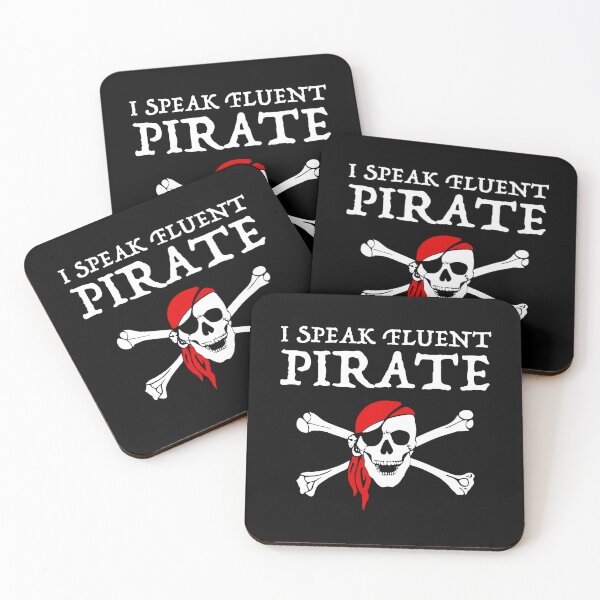 Item preview, I Speak Fluent Pirate designed and sold by Cat Lady Designs.