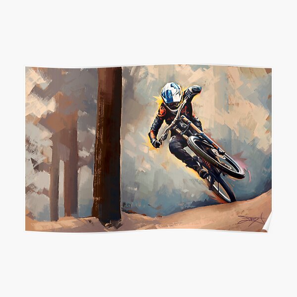 World Champion Rachel Atherton Poster