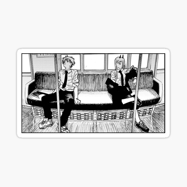 Denji et Power - Homme à la tronçonneuse Sticker Sticker