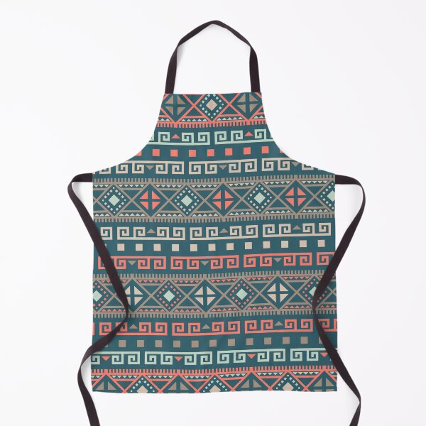 Item preview, Geometric Triangles Compilation in Rose Gold, Aqua and Blue - Multicolor Boho Motif designed and sold by Yeldiz.