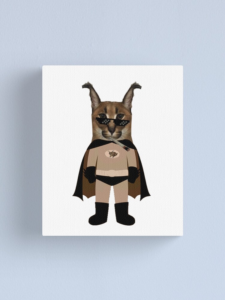 Baby Floppa meme Big floppa caracal Poster for Sale by giftycat