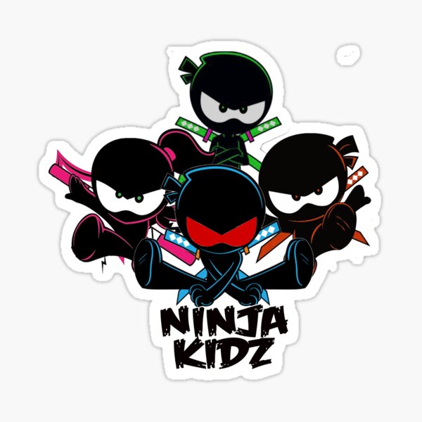"Ninja Kidz Backpack" Sticker for Sale by AFProjection Redbubble