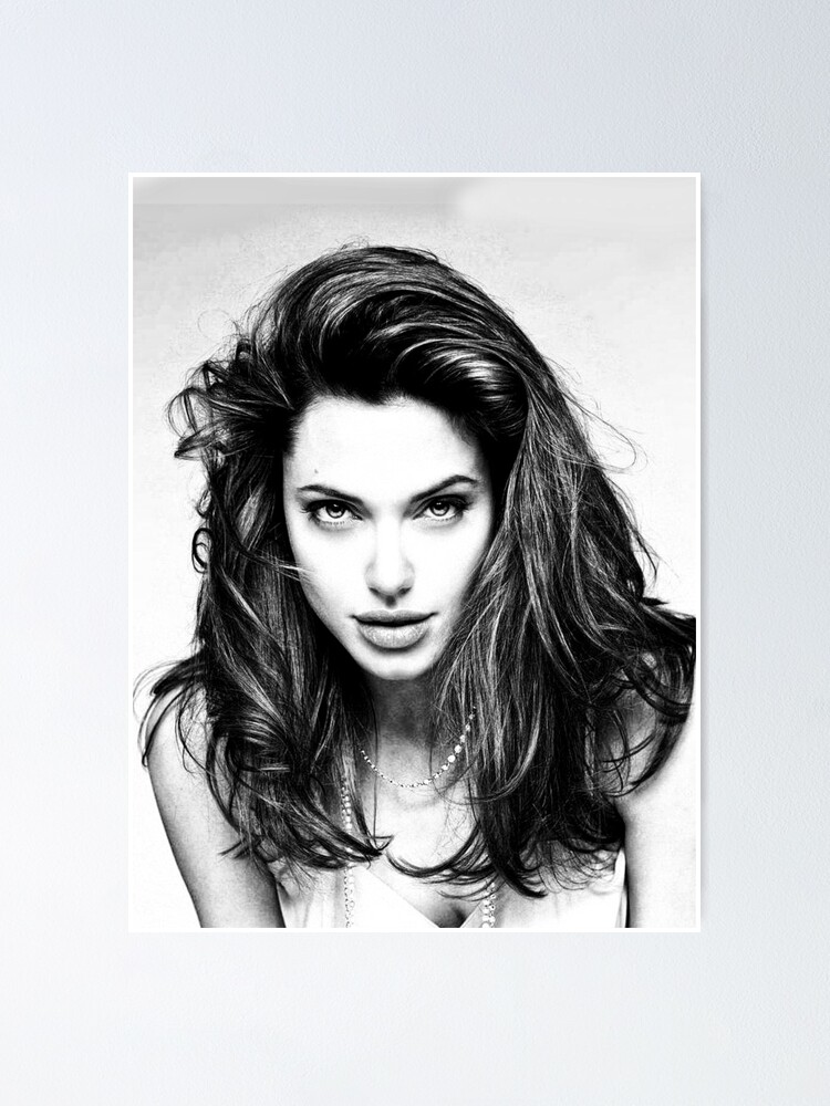 Angelina Jolie Poster Von Dcpicture Redbubble