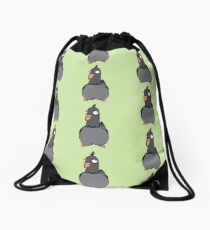 Pigeon Drawstring Bag