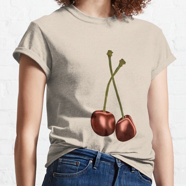 Two Cherries T-Shirts for Sale | Redbubble