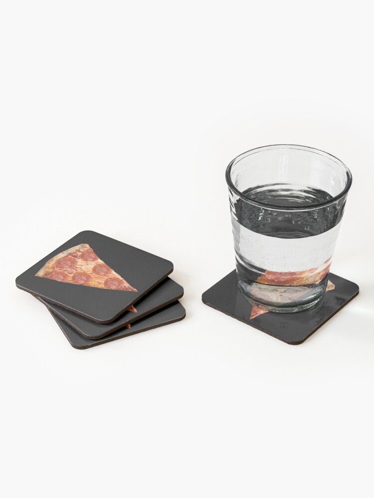 Alternate view of Pepperoni NY Style Pizza Slice Coasters (Set of 4)