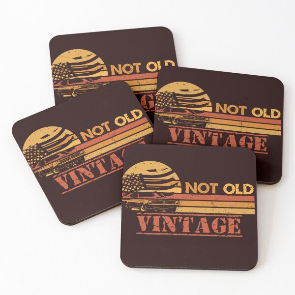 Item preview, Not Old, Vintage - Funny American Classic Car with Vintage Sunset Design designed and sold by dschiffer12.