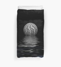 Prime number planet Duvet Cover