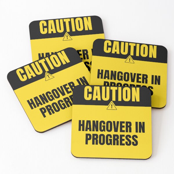 Item preview, Hangover in progress caution sign designed and sold by DesignsByDaddy.