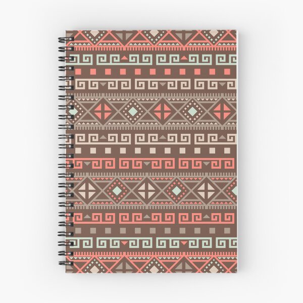 Item preview, Geometric Triangles Compilation in Rose Gold, Aqua and Marron - Multicolor Boho Motif designed and sold by Yeldiz.