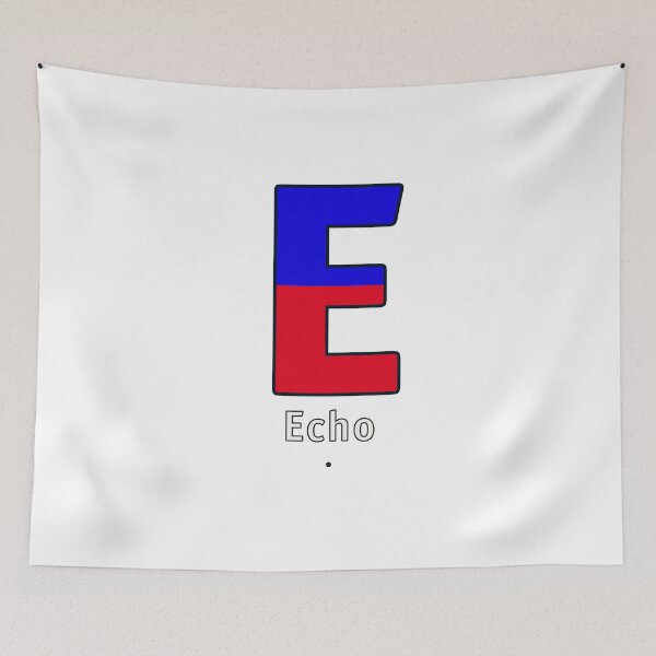 Item preview, E = Echo designed and sold by Hell-Prints.