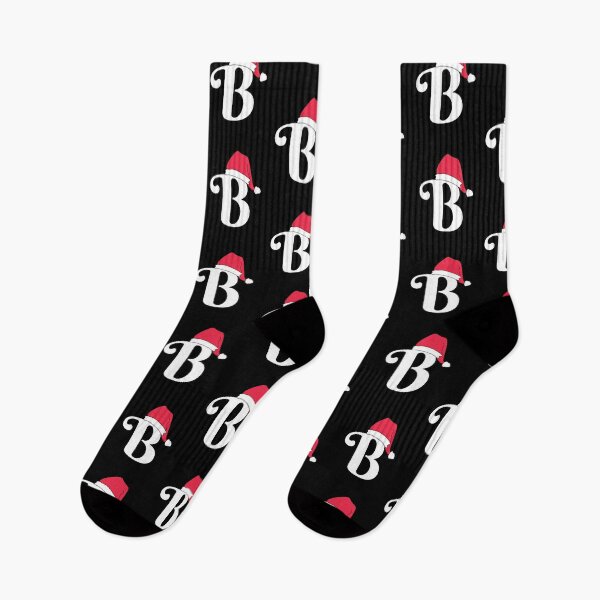 Item preview, Letter B Red Christmas Santa Hat designed and sold by moderncrazeshop.