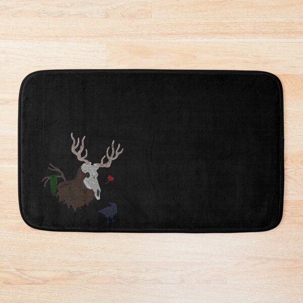 Item preview, Leshen and crow line art designed and sold by Cailleachh.