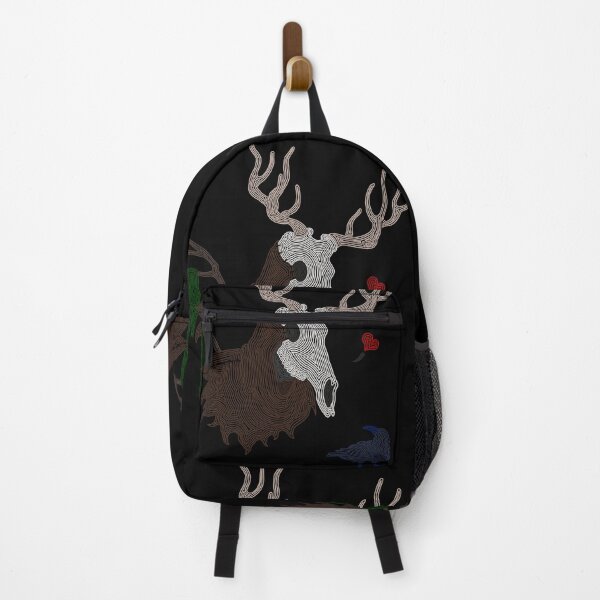 Item preview, Leshen and crow line art designed and sold by Cailleachh.