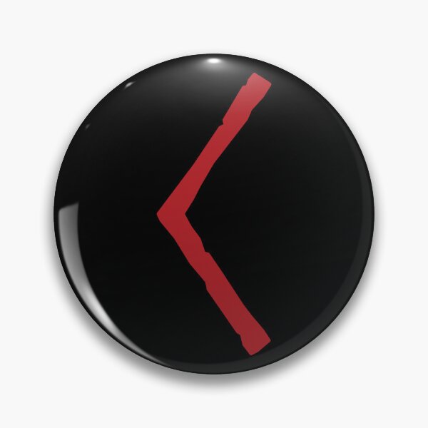 Item preview, Viking Rune - Kenaz Elder Futhark Runic Fire Symbol designed and sold by iscaStudioArt.