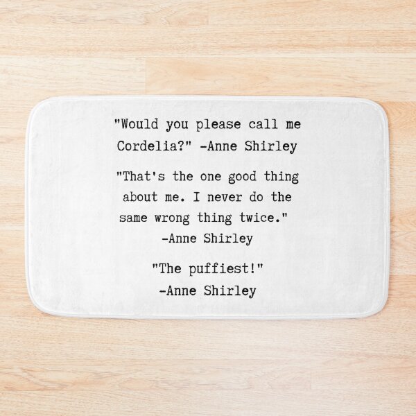 Item preview, Anne of Green Gables | Anne Shirley Quotes designed and sold by WordsToArt.