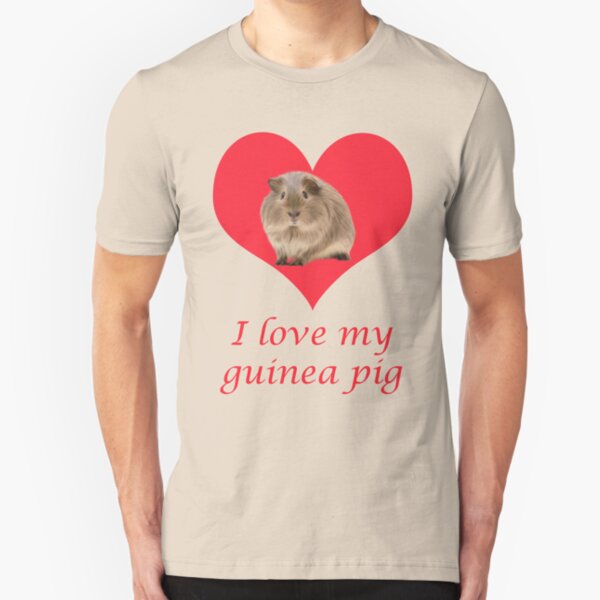 I love my guinea pig Slim Fit T-Shirt