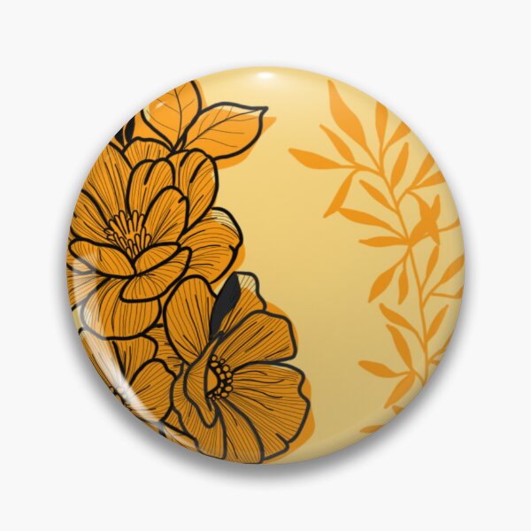 Item preview, yellow floral designed and sold by ViviCampos.