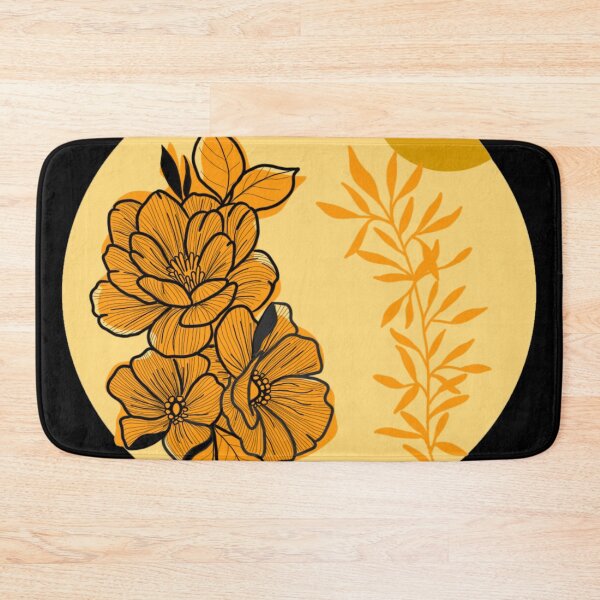 Item preview, yellow floral designed and sold by ViviCampos.