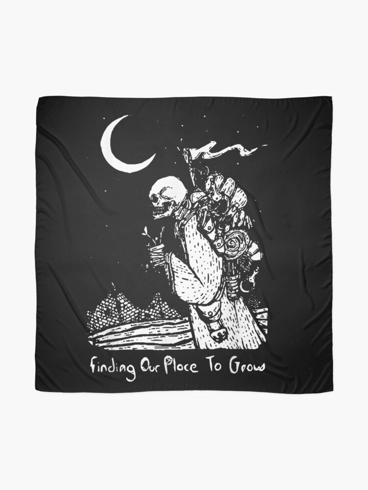 Alternate view of Finding Out Place To Grow, Skeleton Scarf