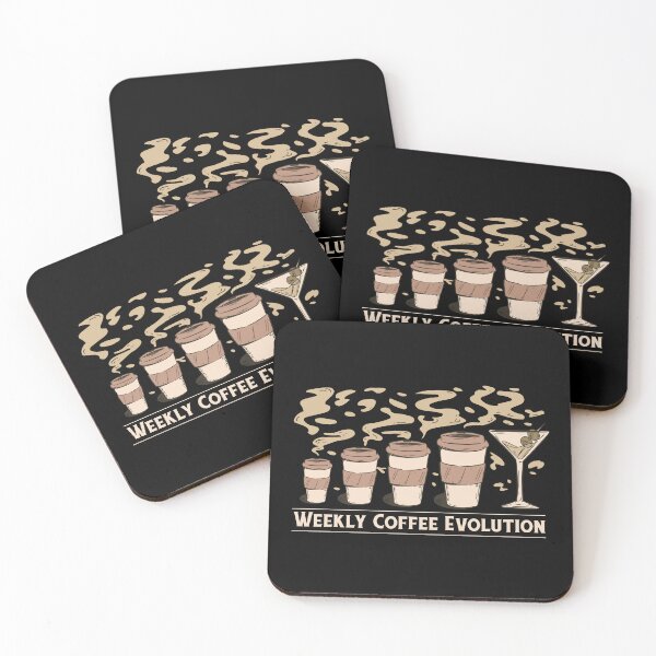 Item preview, Weekly Coffee Evolution designed and sold by JanooFactory.