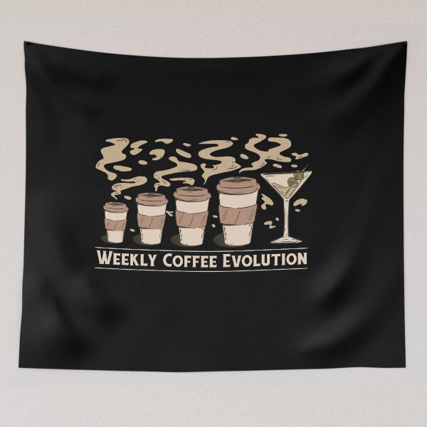 Item preview, Weekly Coffee Evolution designed and sold by JanooFactory.