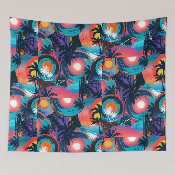 Item preview, Beach Sunset Colorful designed and sold by BubbleShopLK.