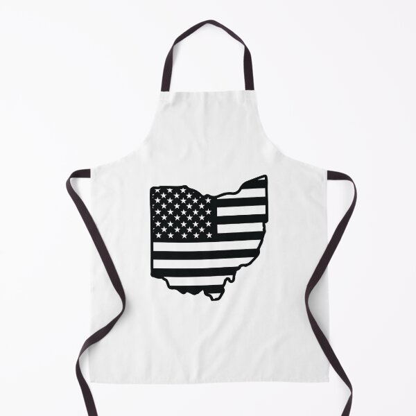 Item preview, Ohio state with USA flag pattern designed and sold by PepaAnaRB.