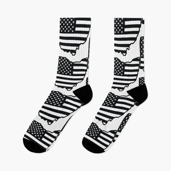 Item preview, Ohio state with USA flag pattern designed and sold by PepaAnaRB.