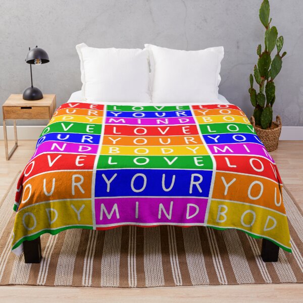 Item preview, Love your body, love your mind - Rainbow designed and sold by RainbowWordLand.