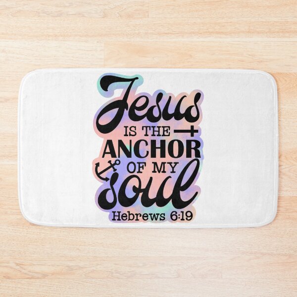 Item preview, Jesus Anchor Of My Soul | Hebrews 6:19 | Bible Verse designed and sold by NobleForte.
