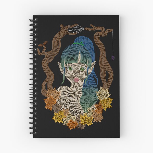 Item preview, Woodland elf line art designed and sold by Cailleachh.
