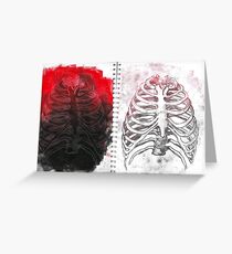 Damaged Ribs Greeting Card