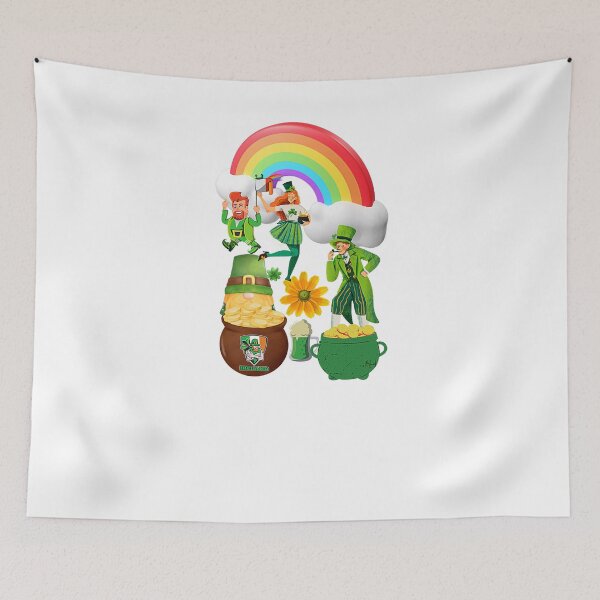 Item preview, Lucky Irish Treasure Lottery Charm Leprechauns designed and sold by OliDesigns.