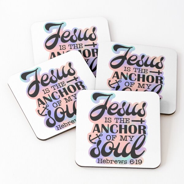 Item preview, Jesus Anchor Of My Soul | Hebrews 6:19 | Bible Verse designed and sold by NobleForte.