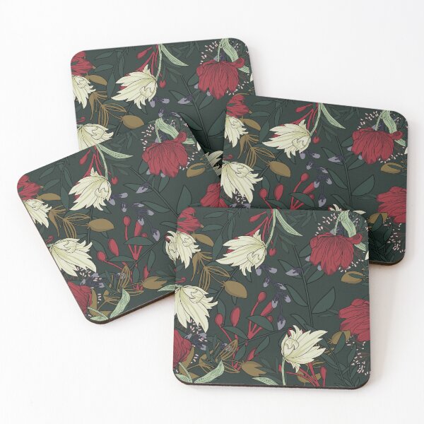 Item preview, Dark Midnight Floral designed and sold by catmmars.