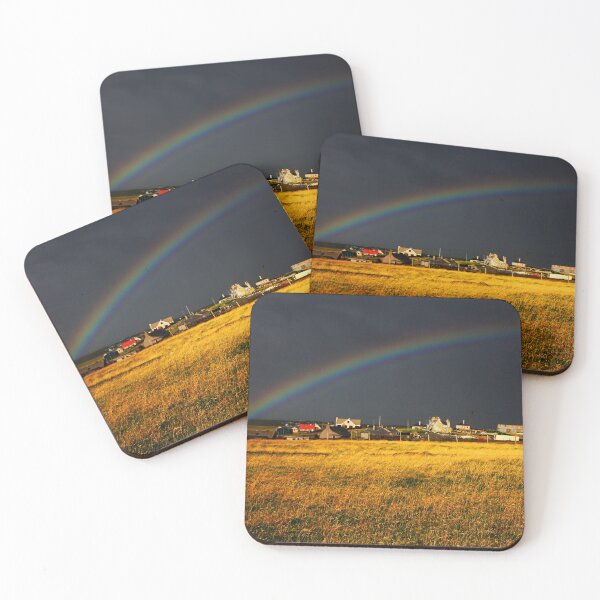 Item preview, Landscape Rainbow Ness Isle of Lewis Outer Hebrides Scotland designed and sold by Stravaigin.
