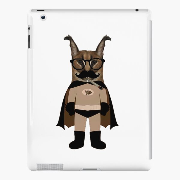 Drunk Floppa Meme Caracal Cat | iPad Case & Skin