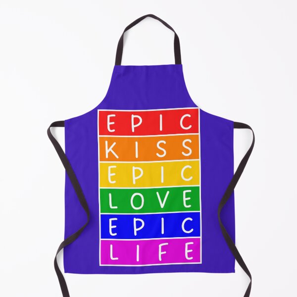 Item preview, Epic kiss. Epic love. Epic life - Rainbow designed and sold by RainbowWordLand.
