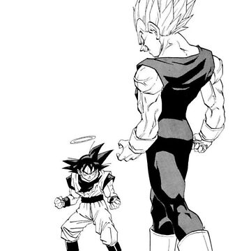 Goku & Vegeta - Manga Panels | Poster