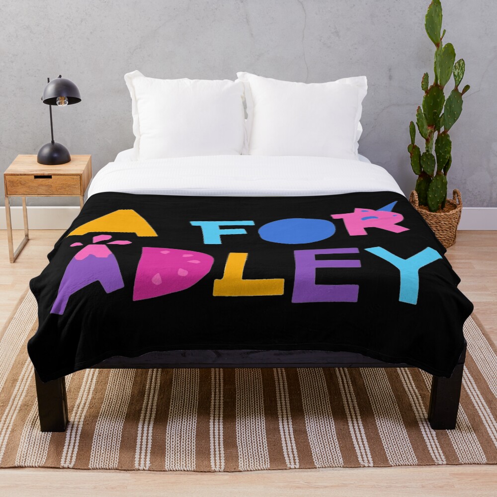 "Youtube A For Adley" Throw Blanket for Sale by 666scumbag Redbubble