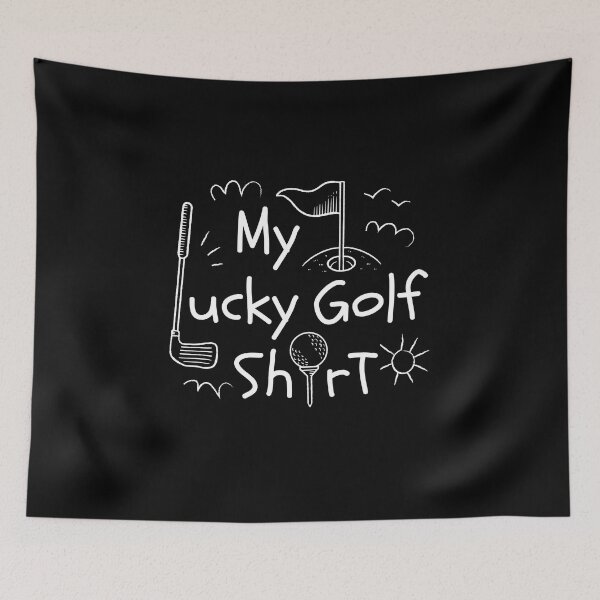 Item preview, Lucky golf shirt doodle  designed and sold by Cyrenaica 1949.