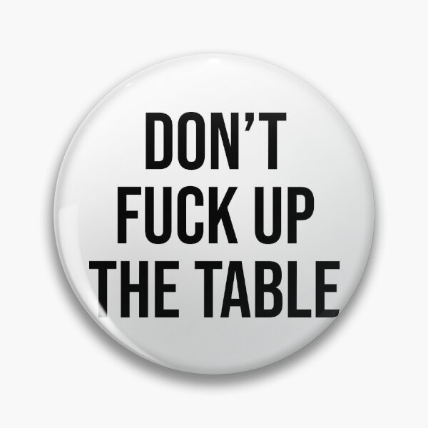 Item preview, Don't Fuck Up The Table Coasters Hilarious designed and sold by Sour Soul.