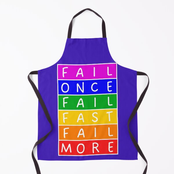 Item preview, Fail once, fail fast, fail more - Violet to red rainbow designed and sold by RainbowWordLand.