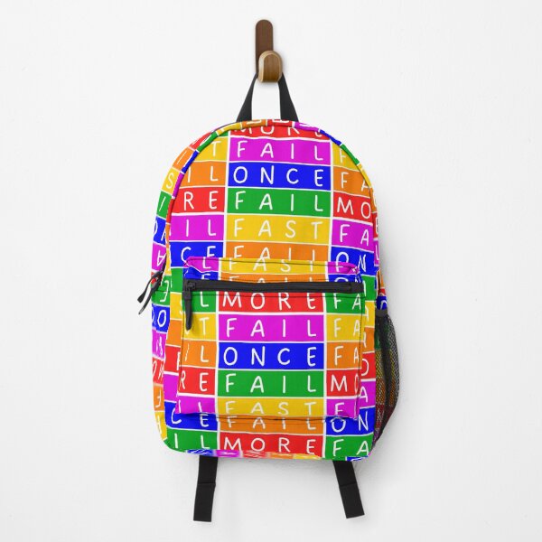 Item preview, Fail once, fail fast, fail more  - Violet to red rainbow designed and sold by RainbowWordLand.