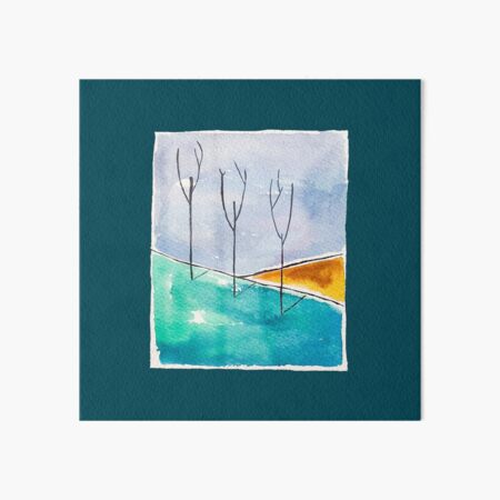 Only the Trees Art Board Print