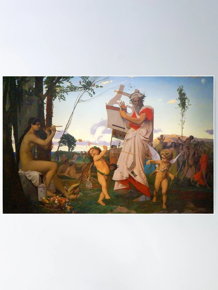 Jean-Leon Gerome Anacreon, Bacchus, and Amor