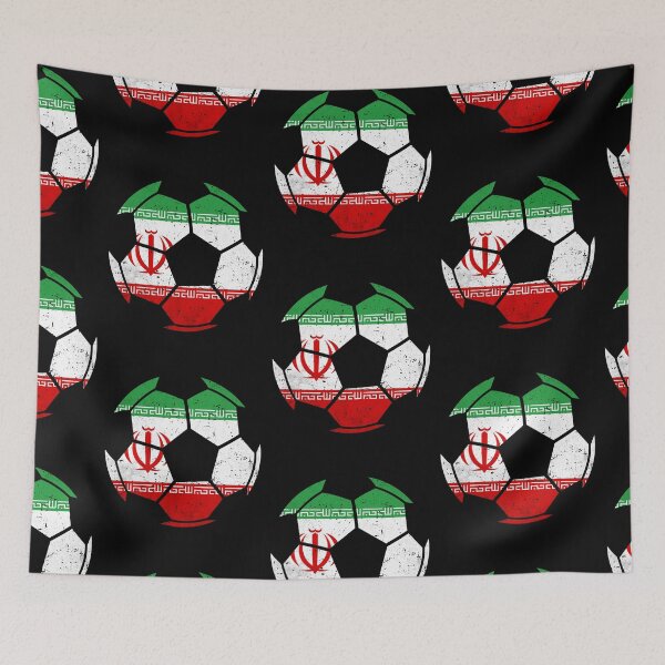 Item preview, Iran Soccer Ball Flag Jersey Iranian Football Fan designed and sold by EIMgraphic.