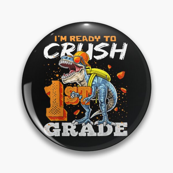 Item preview, Im Ready To Crush 1st Grade T Rex Dinosaur Back to School For Boys  designed and sold by anes18.